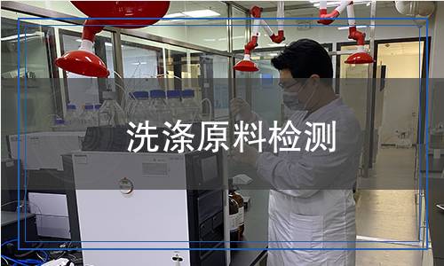 洗滌原料檢測(cè)