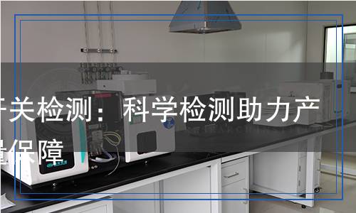 滑動開關(guān)檢測：科學檢測助力產(chǎn)品質(zhì)量保障