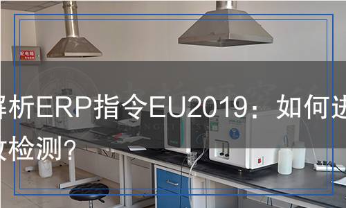 全面解析ERP指令EU2019：如何進(jìn)行有效檢測？