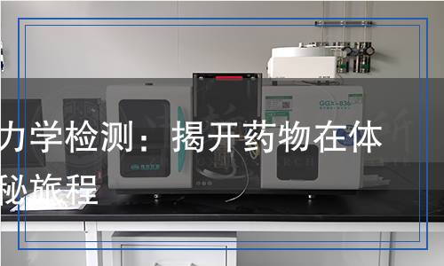 藥代動力學(xué)檢測：揭開藥物在體內(nèi)的神秘旅程