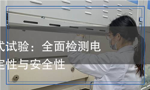 電磁兼容型式試驗(yàn)：全面檢測(cè)電氣設(shè)備的穩(wěn)定性與安全性