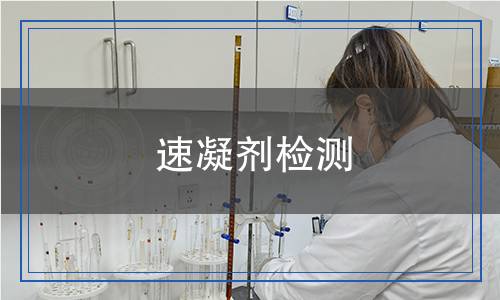 速凝劑檢測(cè) 速凝劑檢測(cè)