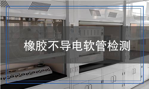 橡膠不導(dǎo)電軟管檢測