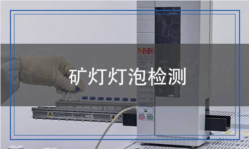 礦燈燈泡檢測(cè)