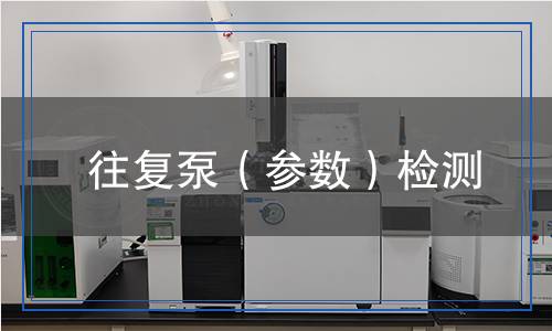 往復(fù)泵(參數(shù))檢測 往復(fù)泵(參數(shù))檢測