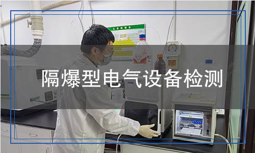 隔爆型電氣設(shè)備檢測