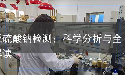 焦亞硫酸鈉檢測,焦亞硫酸鈉檢測報告