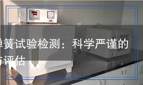 橡膠彈簧試驗(yàn)檢測：科學(xué)嚴(yán)謹(jǐn)?shù)姆治雠c評(píng)估