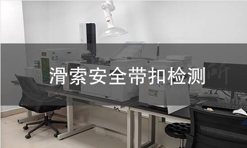 滑索安全帶扣檢測