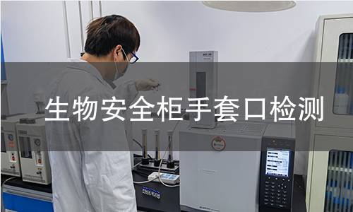 生物安全柜手套口檢測(cè)