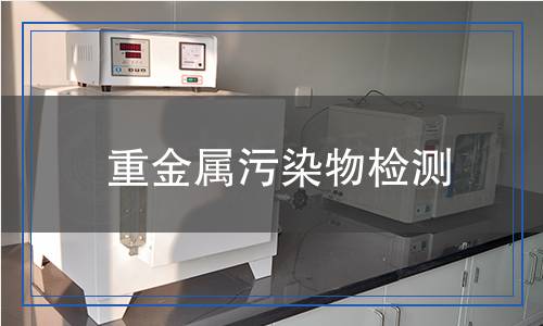 重金屬污染物檢測