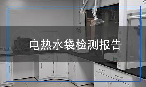 電熱水袋檢測,電熱水袋檢測報告