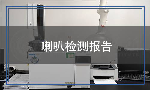 喇叭檢測報(bào)告 喇叭檢測報(bào)告