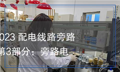 DL/T 2555.3-2023 配電線(xiàn)路旁路作業(yè)工具裝備 第3部分：旁路電纜車(chē)