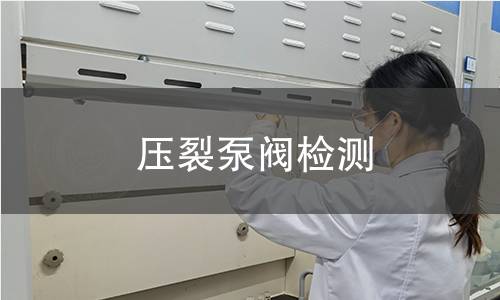 壓裂泵閥檢測(cè)