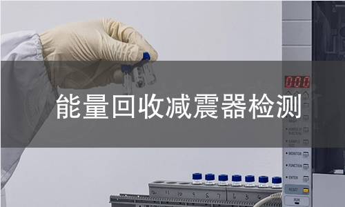 能量回收減震器檢測(cè)