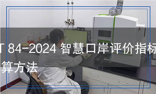HS/T 84-2024 智慧口岸評價指標(biāo)及計算方法 HS/T 84-2024 智慧口岸評價指標(biāo)及計算方法