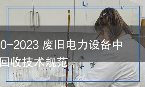 YS/T 1670-2023 廢舊電力設(shè)備中有色金屬回收技術(shù)規(guī)范 YS/T 1670-2023 廢舊電力設(shè)備中有色金屬回收技術(shù)規(guī)范