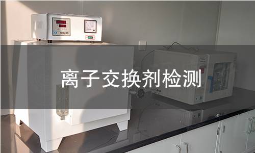 離子交換劑檢測