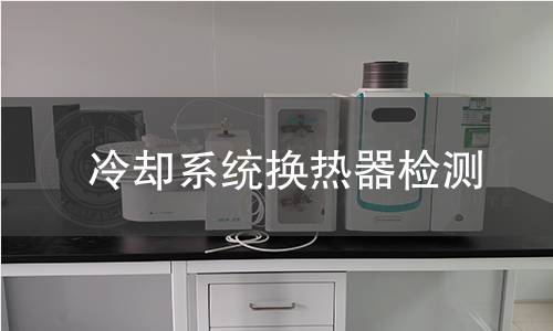 冷卻系統(tǒng)換熱器檢測