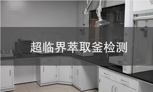 超臨界萃取釜檢測