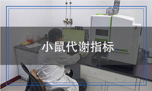 小鼠代謝指標 小鼠代謝指標