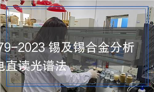 YS/T 1679-2023 錫及錫合金分析方法 光電直讀光譜法