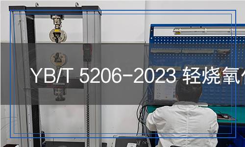 YB/T 5206-2023 輕燒氧化鎂